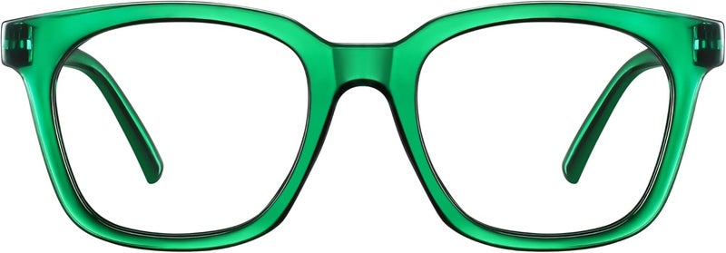 Jectieey Blue Light Blocking Glasses for Women Men,Oversize Fashion Squre Anti Eyestrain Glasses for Gaming/Reading/TV - Image 1